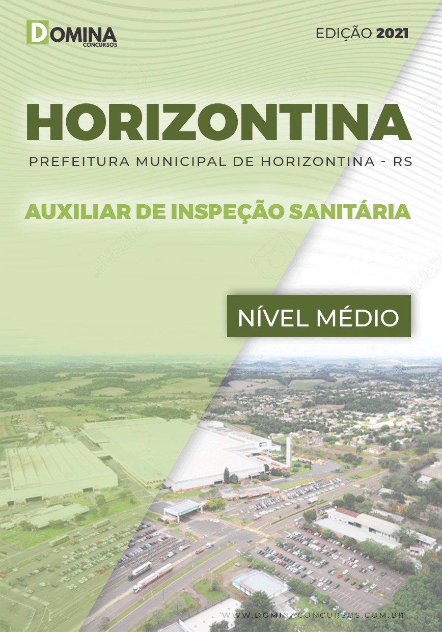 Apostila Pref Horizontina RS 2021 Auxiliar de Inspeção Sanitária