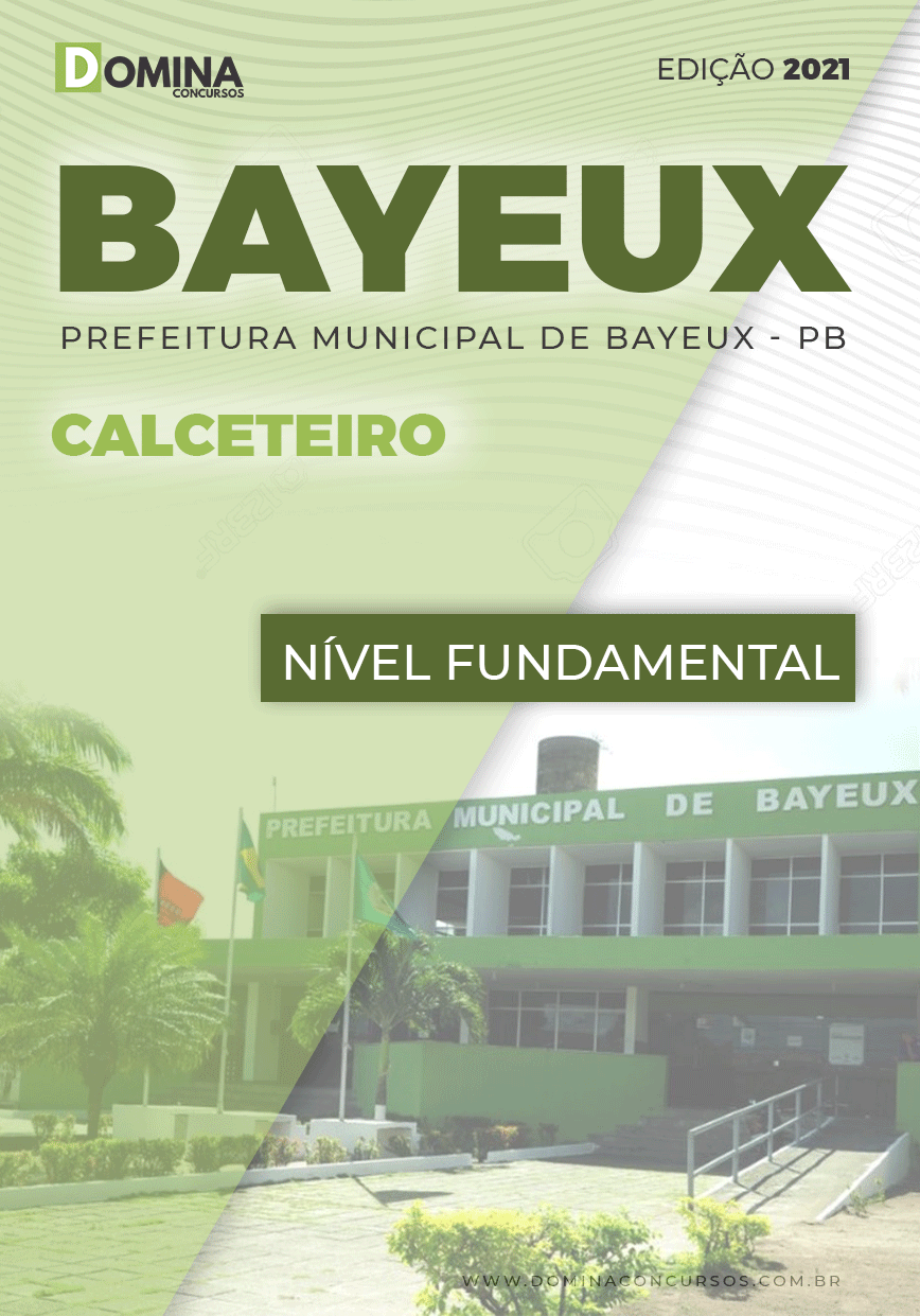 Apostila Processo Seletivo Pref Bayeux PB 2021 Calceteiro