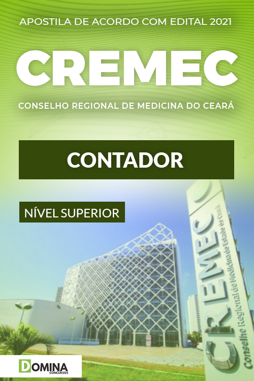 Apostila Concurso Público CREMEC CE 2021 Contador