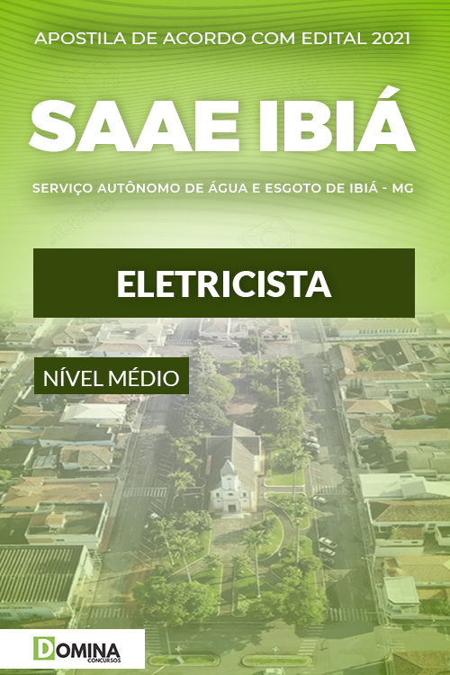 Apostila Concurso Público SAAE de Ibiá MG 2021 Eletricista