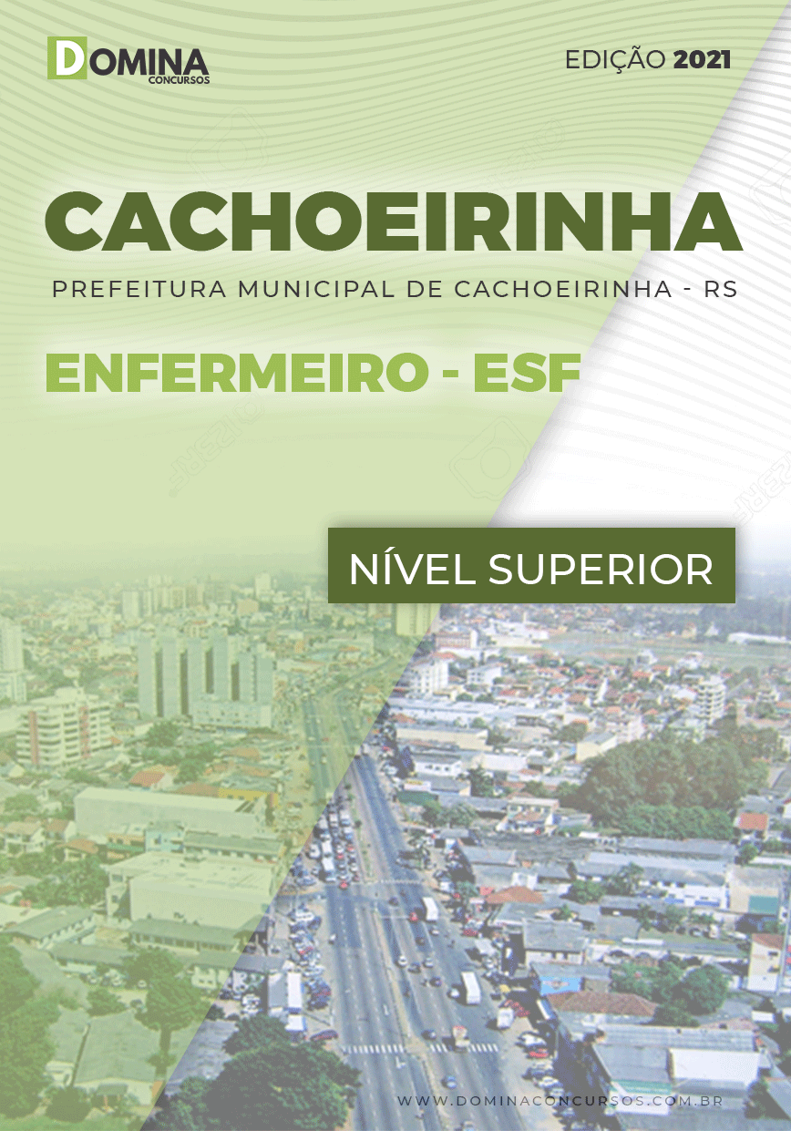Apostila Concurso Pref Cachoeirinha RS 2021 Enfermeiro ESF