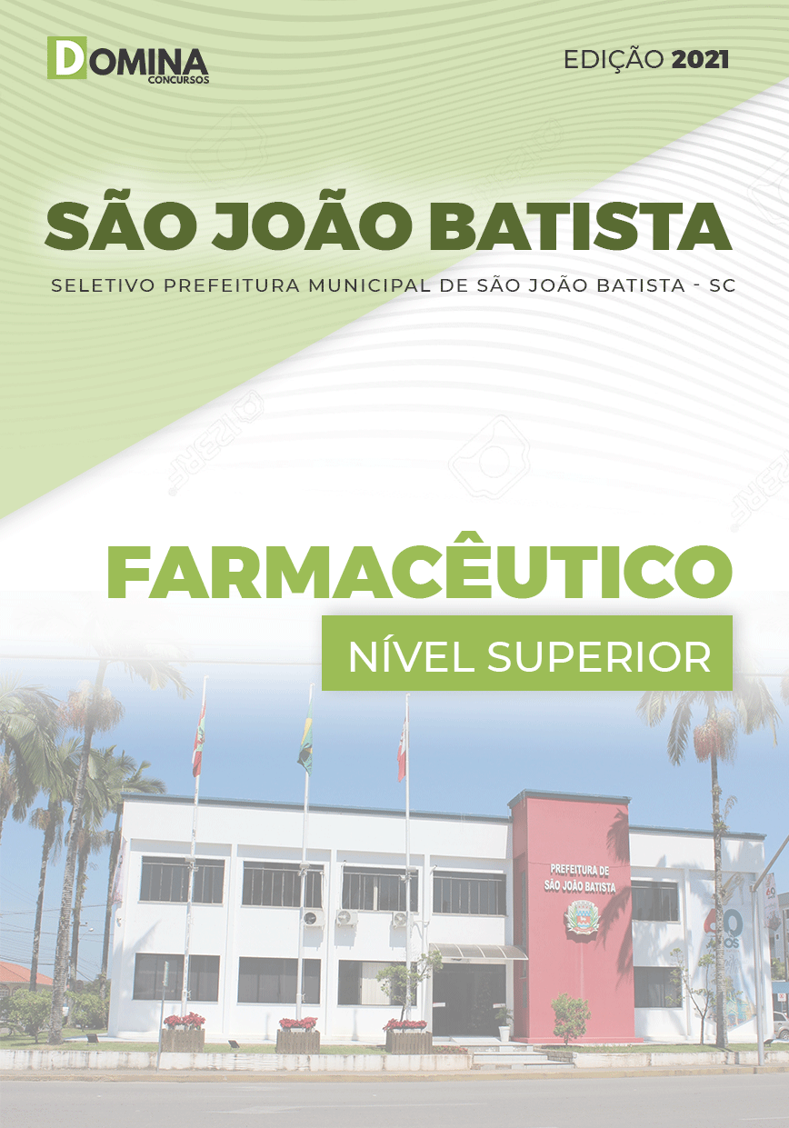 Apostila Seletivo Pref São João Batista SC 2021 Farmacêutico