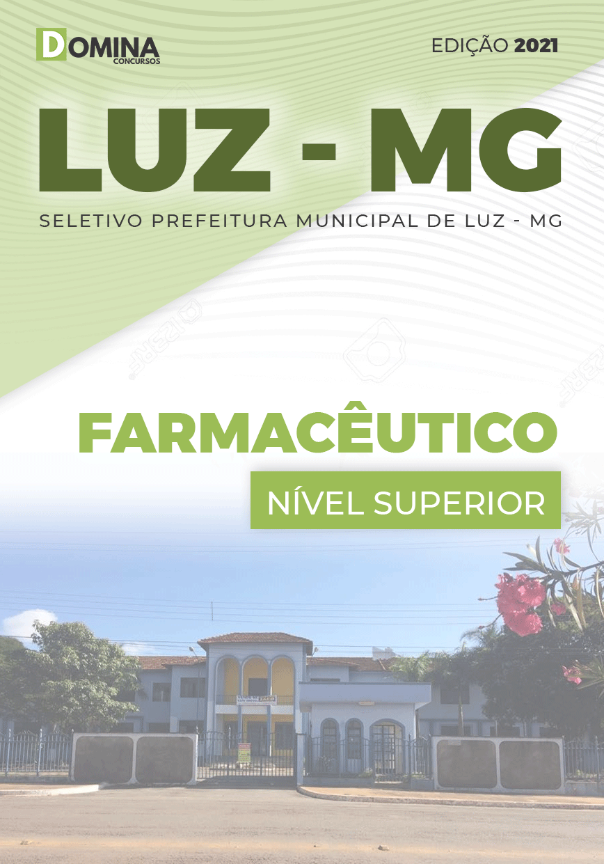 Apostila Processo Seletivo Pref Luz MG 2021 Farmacêutico