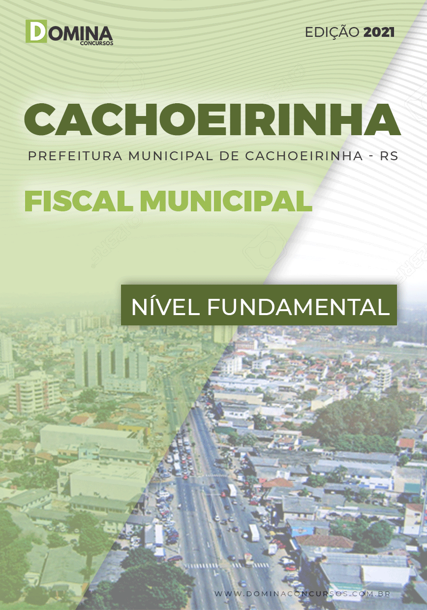 Apostila Concurso Pref Cachoeirinha RS 2021 Fiscal Municipal