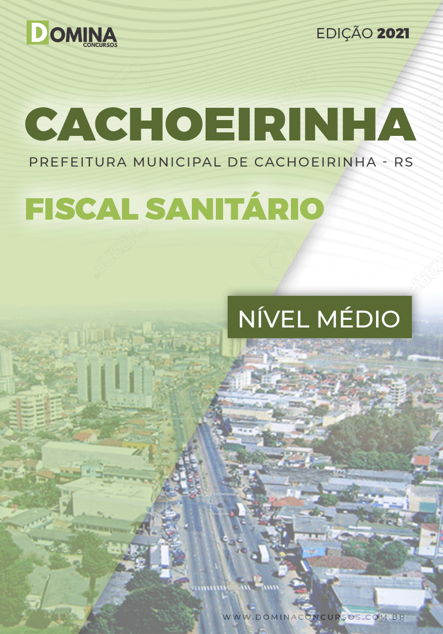 Apostila Concurso Pref Cachoeirinha RS 2021 Fiscal Sanitário