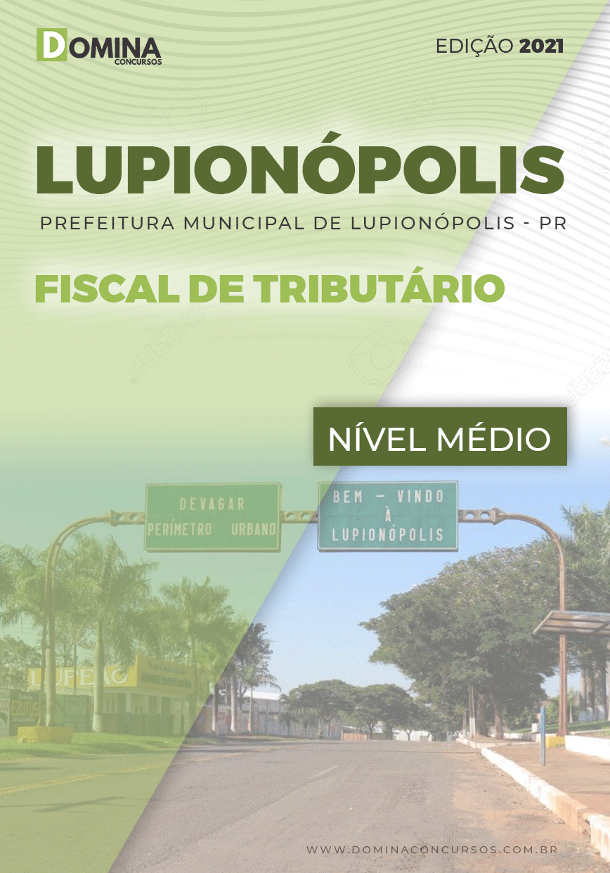Apostila Concurso Pref Lupionópolis PR 2021 Fiscal Tributário
