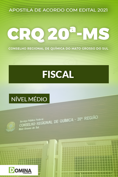 Apostila Concurso CRQ MS 20 Região Fiscal Quadrix
