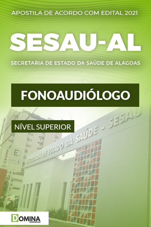 Download Apostila Concurso SESAU AL 2021 Fonoaudiólogo