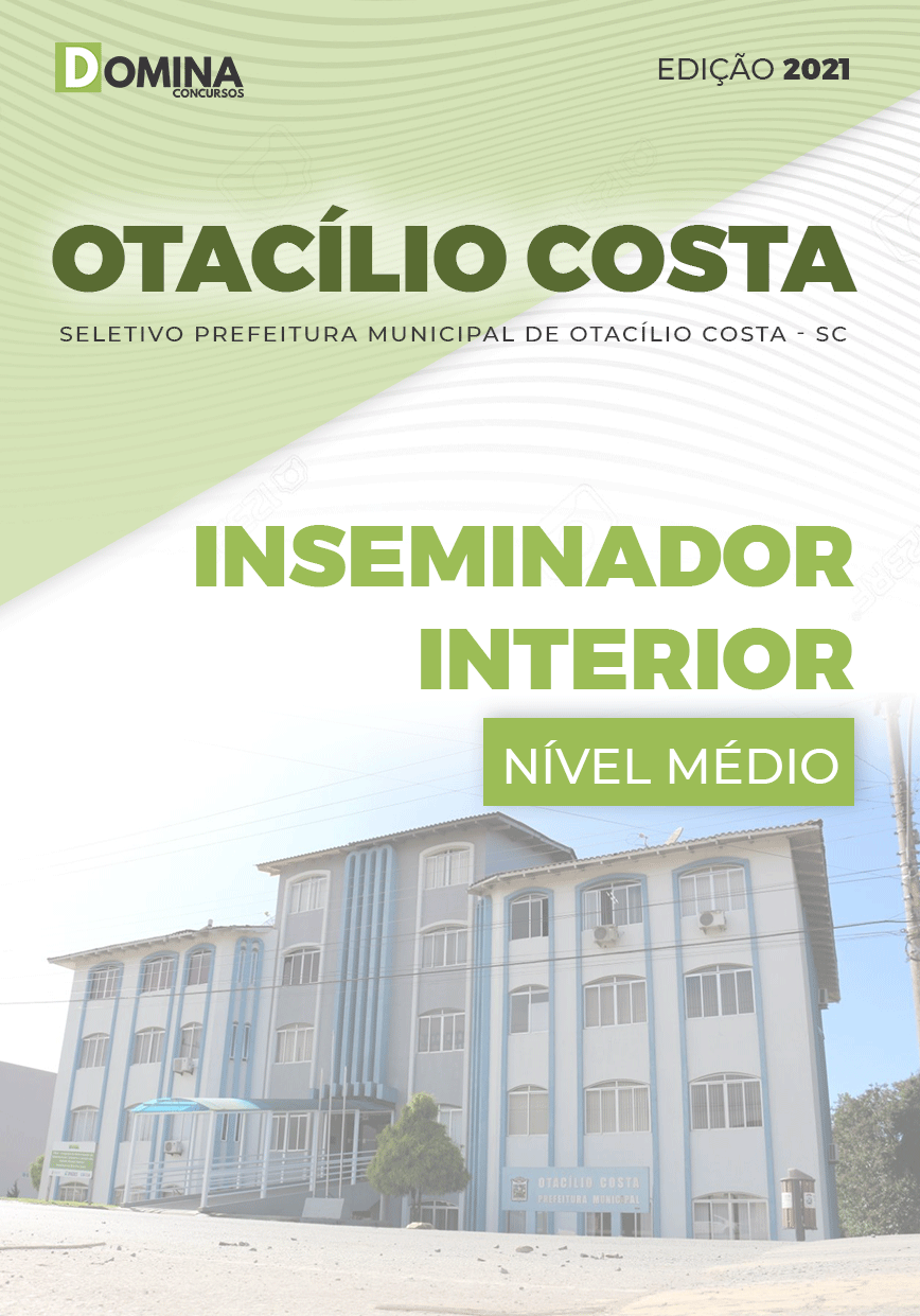 Apostila Pref Otacílio Costa SC 2021 Inseminador Interior