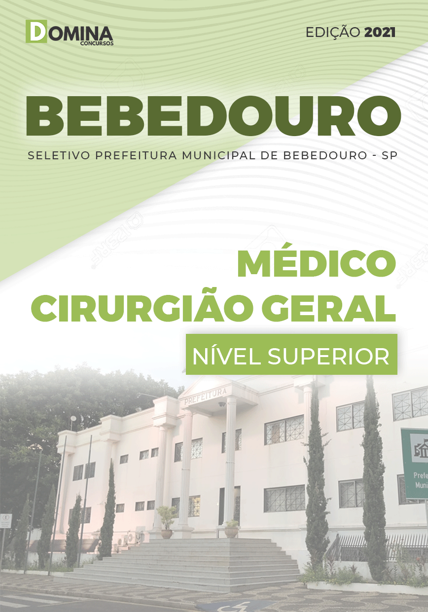 Apostila Seletivo Pref Bebedouro SP 2021 Médico Cirurgião Geral
