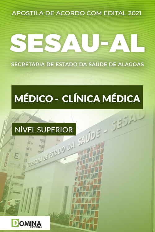 Apostila Concurso SESAU AL 2021 Médico Clínica Médica