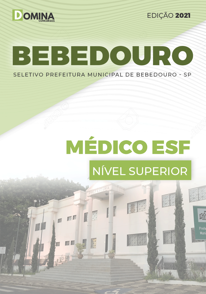 Apostila Processo Seletivo Pref Bebedouro SP 2021 Médico ESF