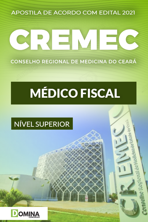Apostila Concurso Público CREMEC CE 2021 Médico Fiscal