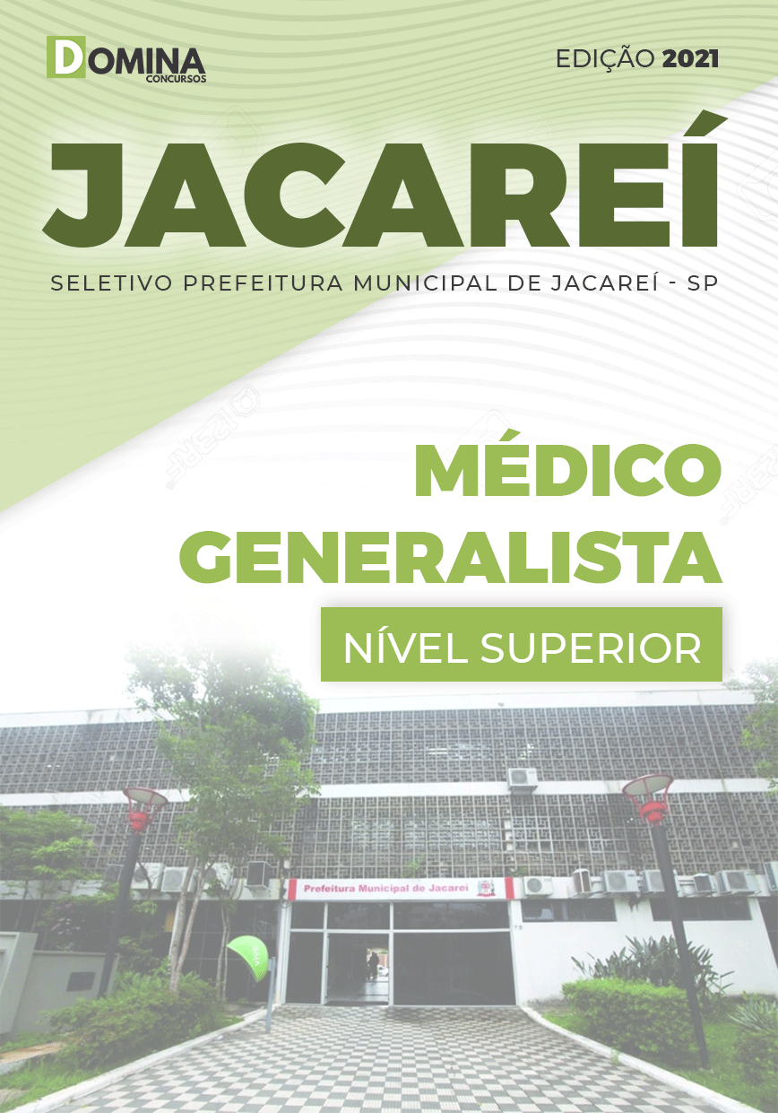 Apostila Concurso Pref Jacareí SP 2021 Médico Generalista