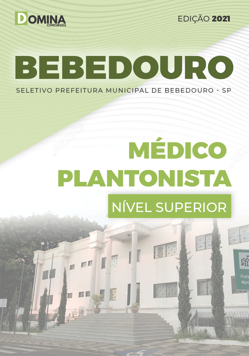Apostila Seletivo Pref Bebedouro SP 2021 Médico Plantonista