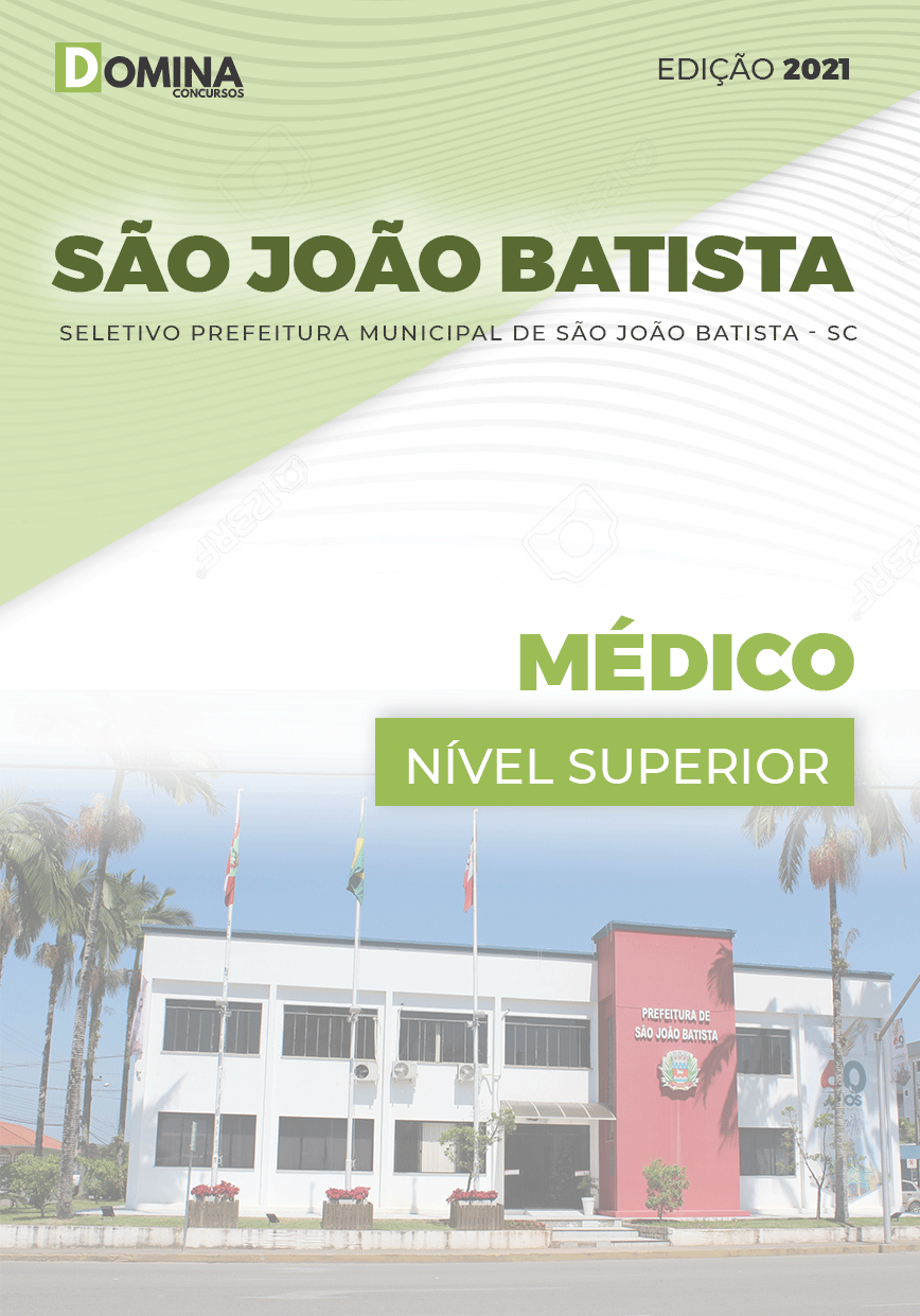 Apostila Seletivo Pref São João Batista SC 2021 Médico