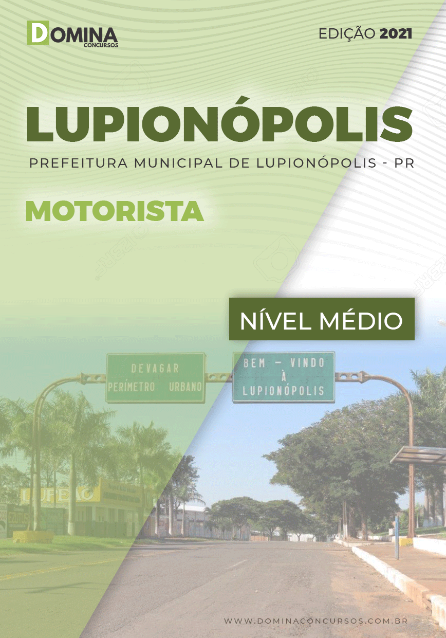 Apostila Concurso Pref Lupionópolis PR 2021 Motorista