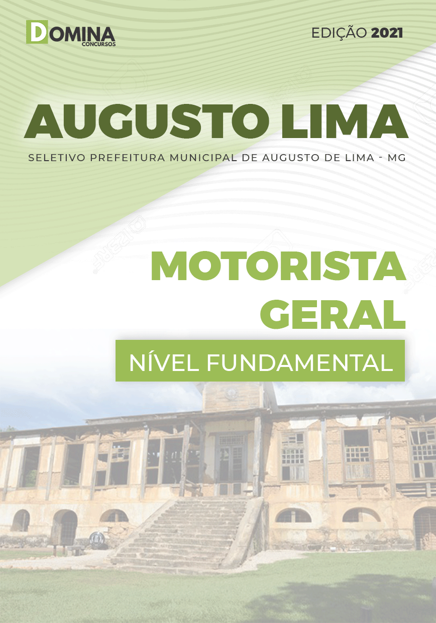 Apostila Seletivo Pref Augusto de Lima MG 2021 Motorista Geral