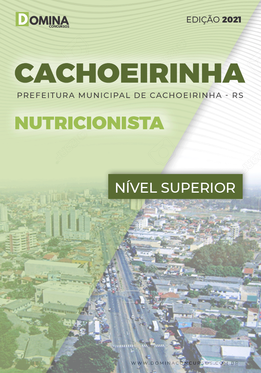 Apostila Concurso Pref Cachoeirinha RS 2021 Nutricionista