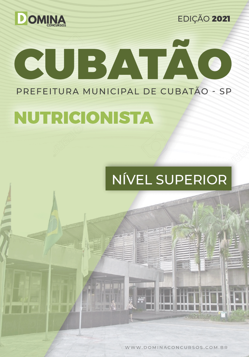 Apostila Concurso Pref Cubatão SP 2021 Nutricionista