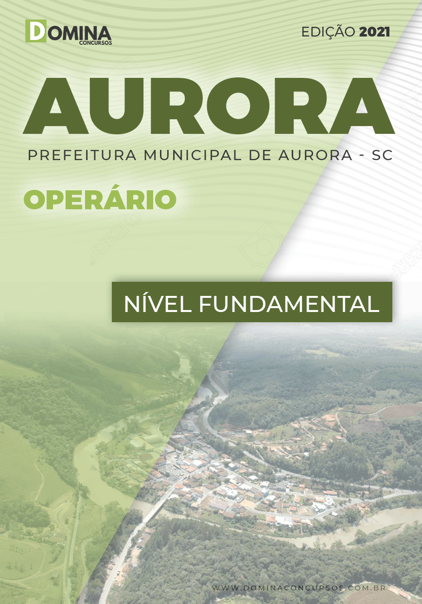 Apostila Concurso Público Pref Aurora SC 2021 Operário