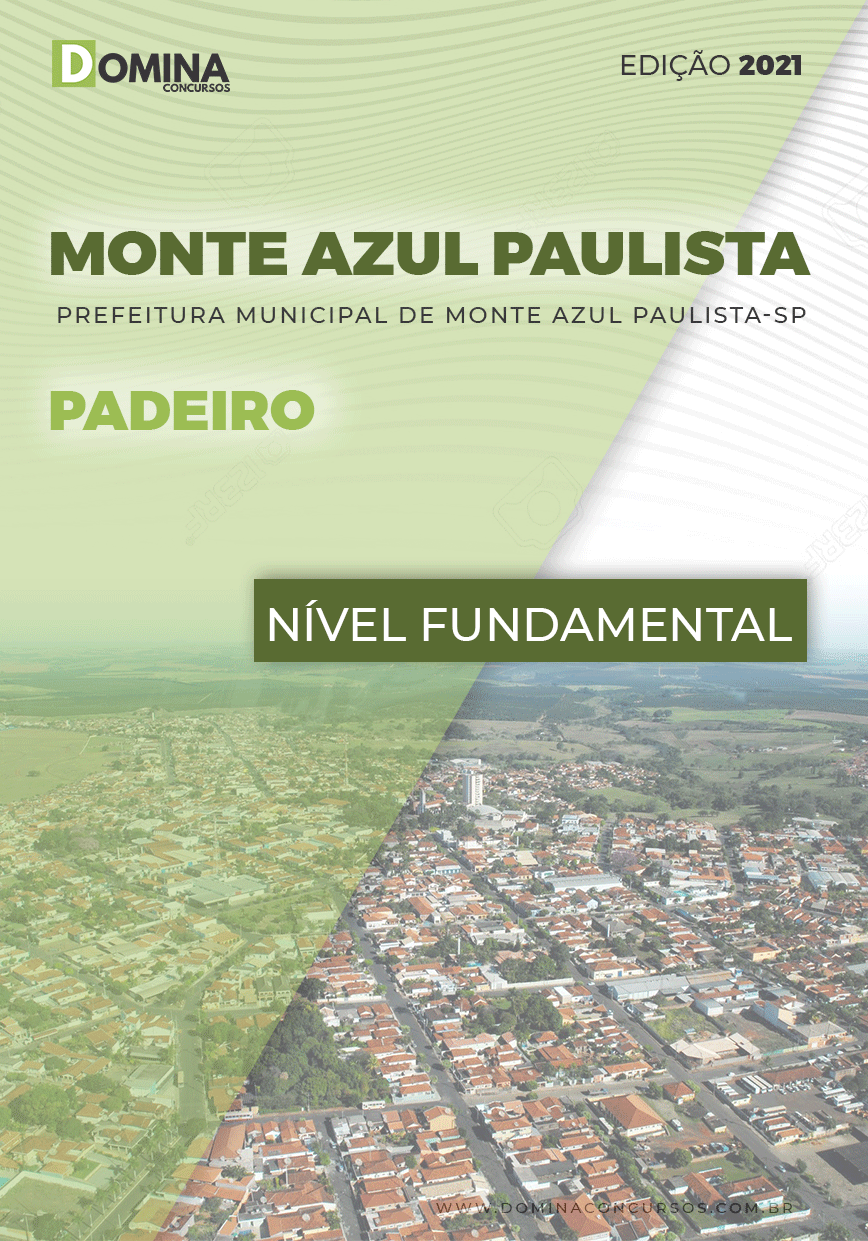 Apostila Concurso Pref Monte Azul Paulista SP 2021 Padeiro