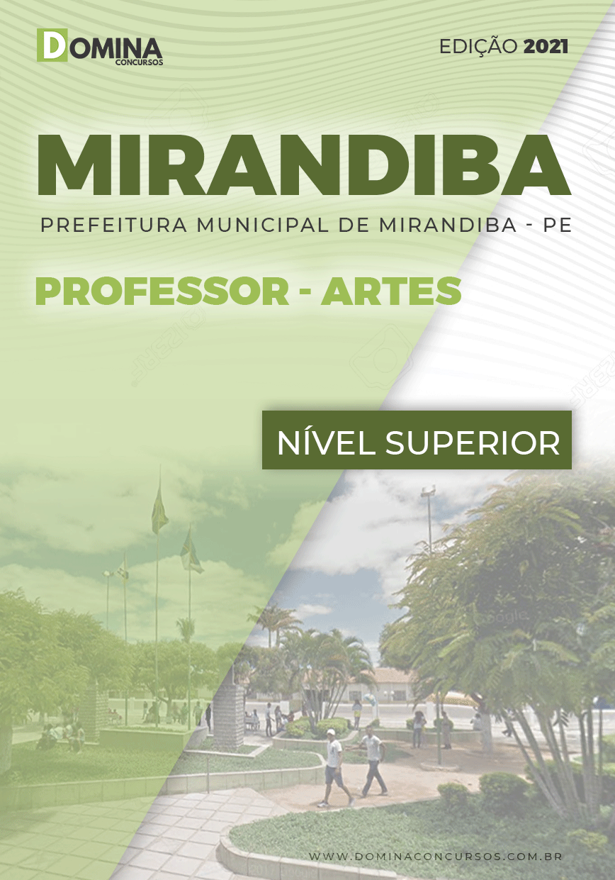 Apostila Concurso Pref Mirandiba PE 2021 Professor Artes