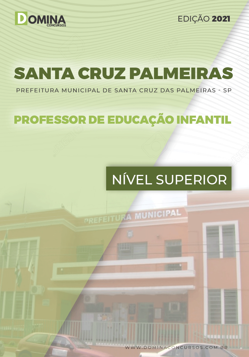 Apostila Santa Cruz das Palmeiras SP 2021 Prof Educação Infantil