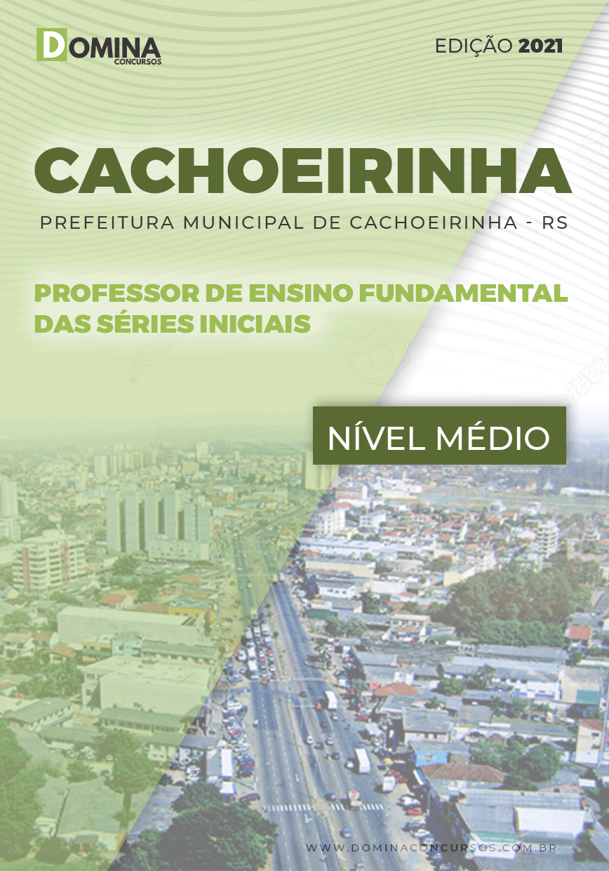 Apostila Pref Cachoeirinha RS 2021 Prof Fundamental Séries Iniciais