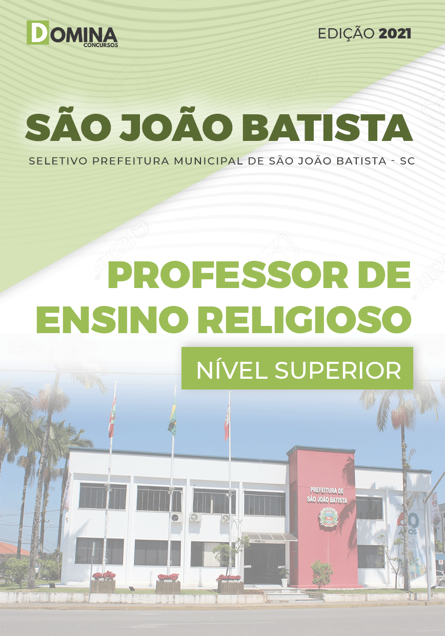 Apostila Pref São João Batista SC 2021 Professor Ensino Religioso