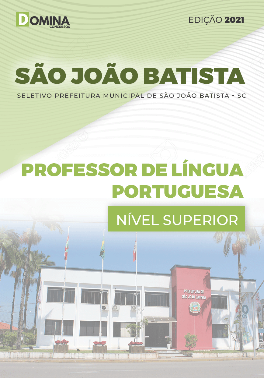 Apostila Pref São João Batista SC 2021 Professor Língua Portuguesa