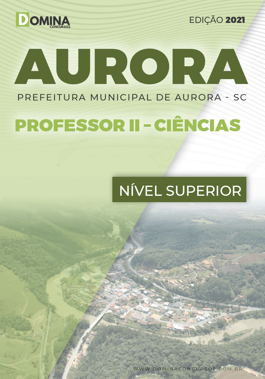 Apostila Concurso Pref Aurora SC 2021 Professor II Ciências