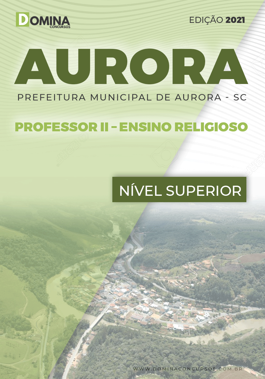Apostila Pref Aurora SC 2021 Professor II Ensino Religioso