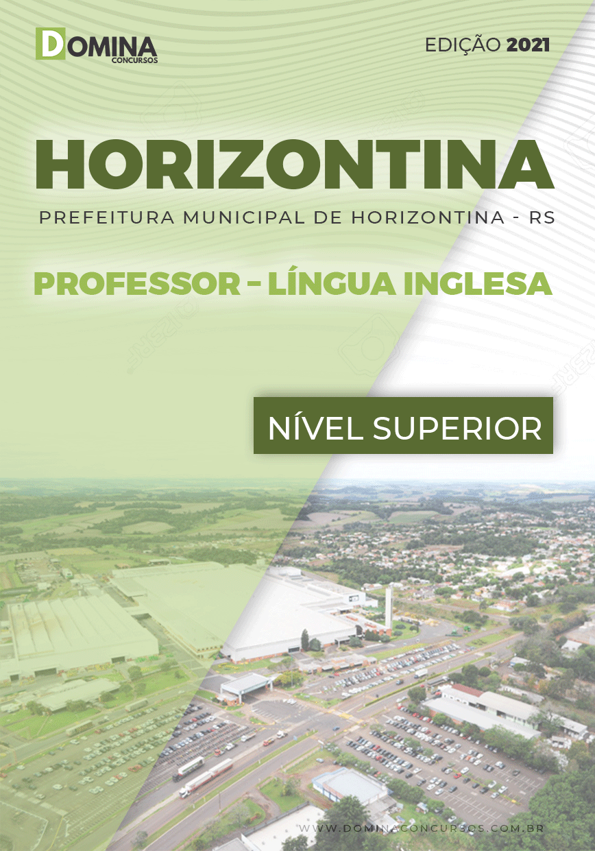 Apostila Pref Horizontina RS 2021 Professor Língua Inglesa