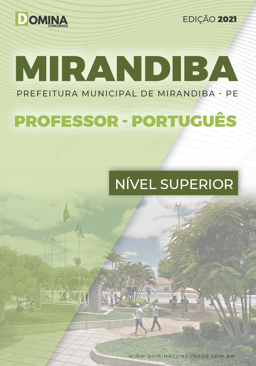 Apostila Concurso Pref Mirandiba PE 2021 Professor Português