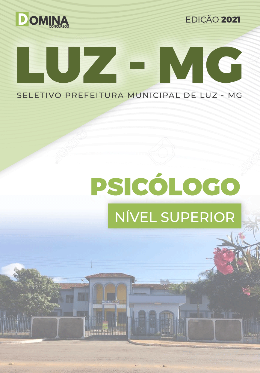 Apostila Processo Seletivo Pref Luz MG 2021 Psicólogo