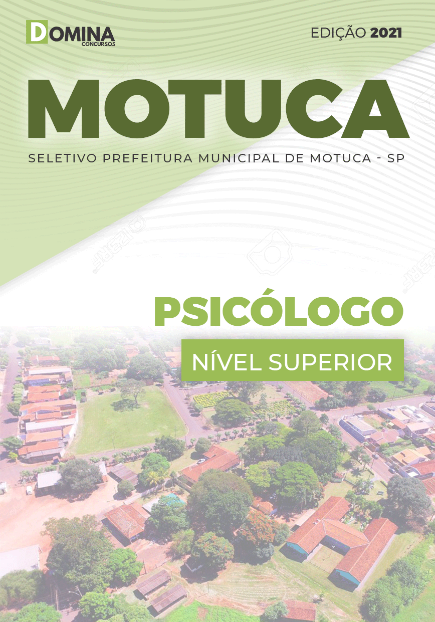 Apostila Processo Seletivo Pref Motuca SP 2021 Psicólogo