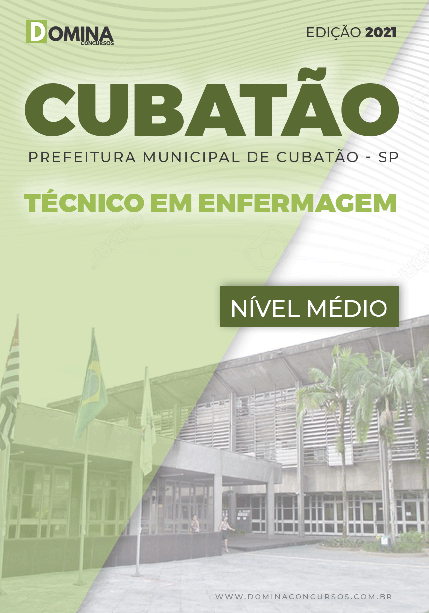Apostila Concurso Pref Cubatão SP 2021 Técnico em Enfermagem