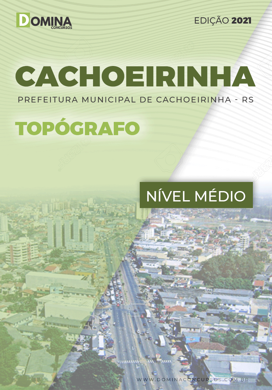 Apostila Concurso Pref Cachoeirinha RS 2021 Topógrafo