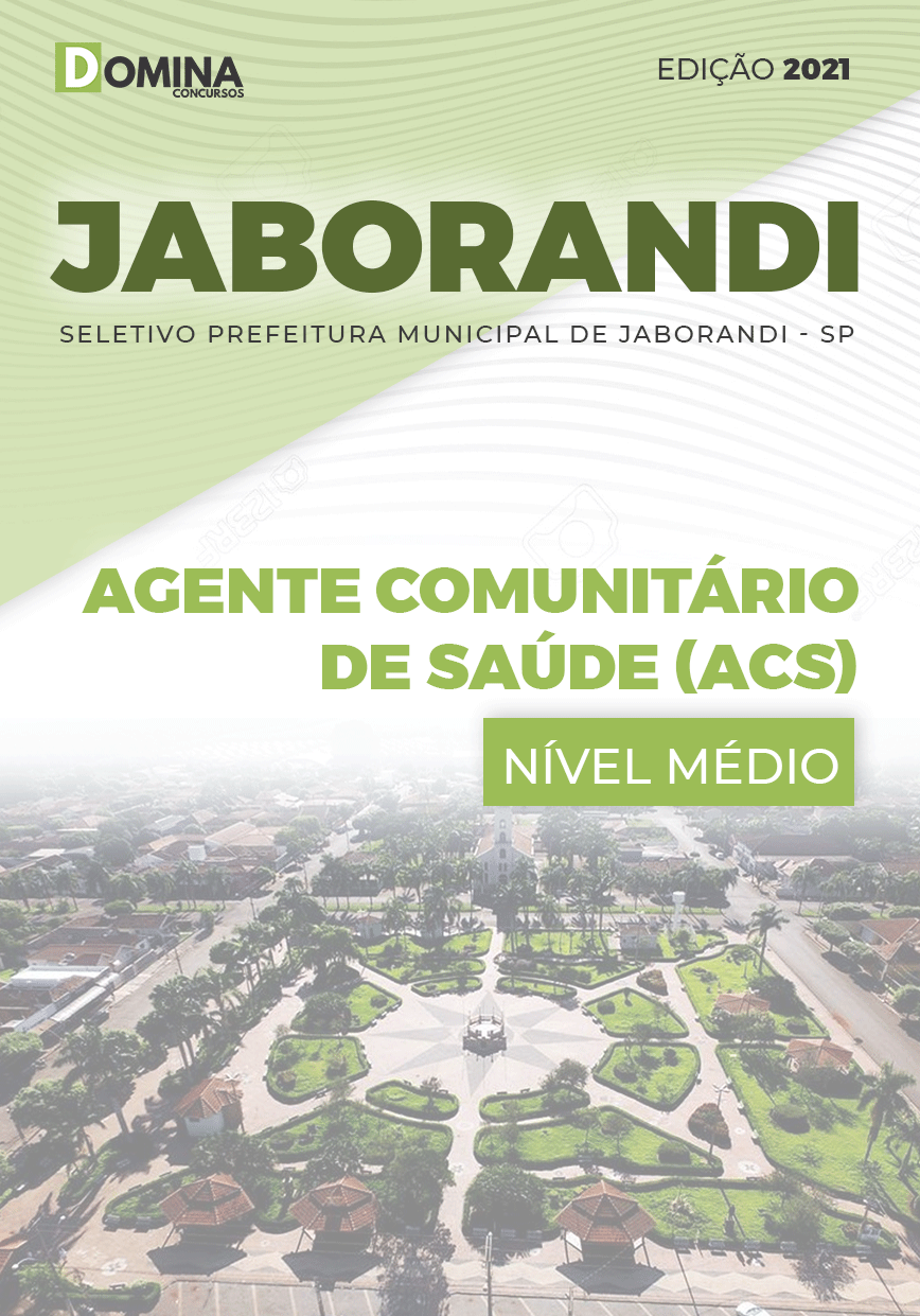 Apostila Jaborandi SP 2021 Agente Comunitário de Saúde ACS