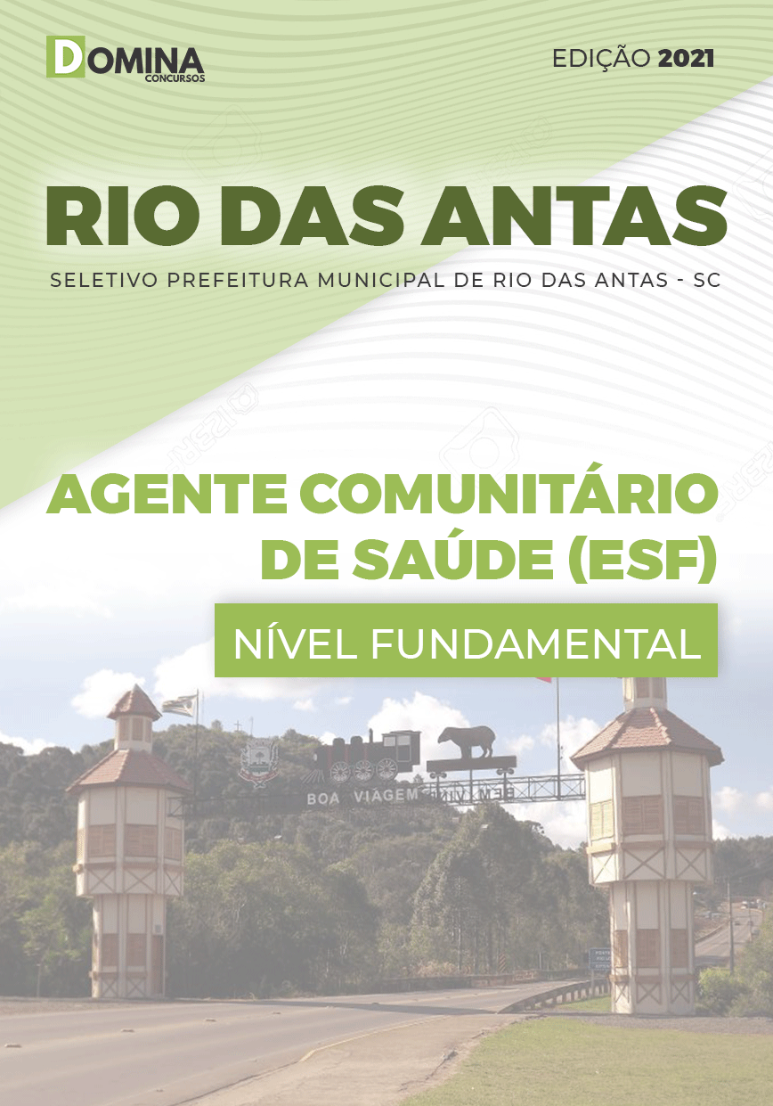 Apostila Pref Rio das Antas SC 2021 Agente Comunitário Saúde ESF