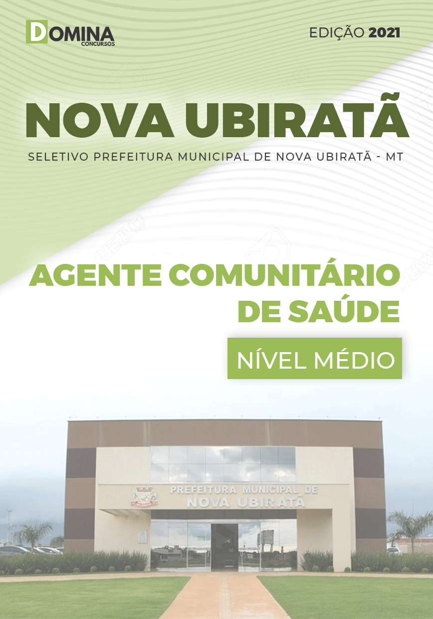 Apostila Nova Ubiratã MT 2021 Agente Comunitário de Saúde