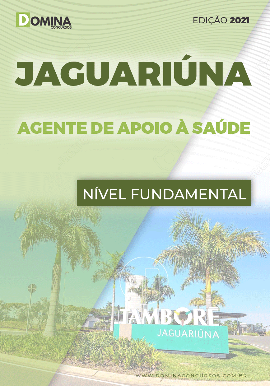 Apostila Pref Jaguariúna SP 2021 Agente de Apoio à Saúde