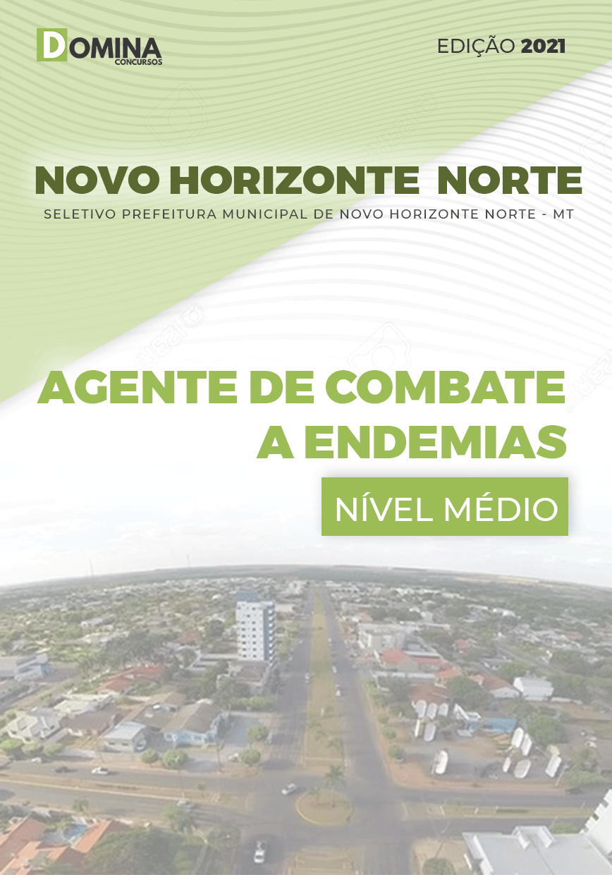 Apostila Pref Novo Horizonte Norte MT 2021 Agente de Endemias
