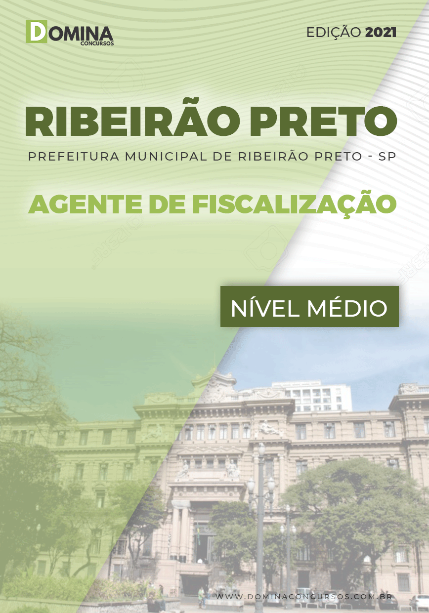 Apostila Pref Ribeirão Preto SP 2021 Agente de Fiscalização