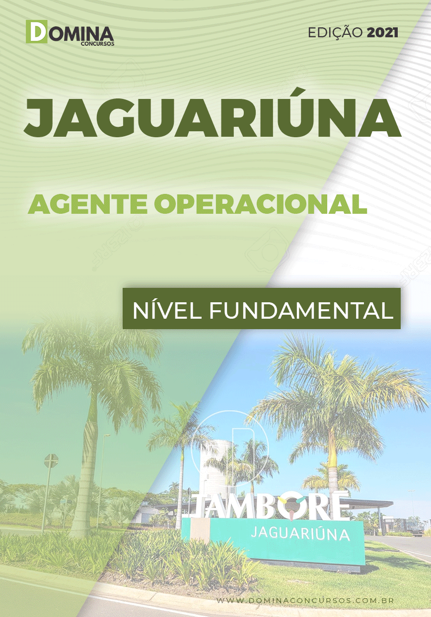 Apostila Concurso Pref Jaguariúna SP 2021 Agente Operacional