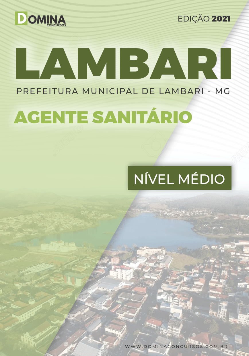 Apostila Concurso Pref Lambari MG 2021 Agente Sanitário