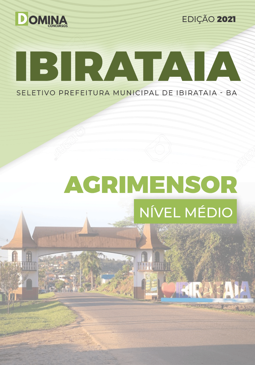 Apostila Processo Seletivo Pref Ibirataia BA 2021 Agrimensor