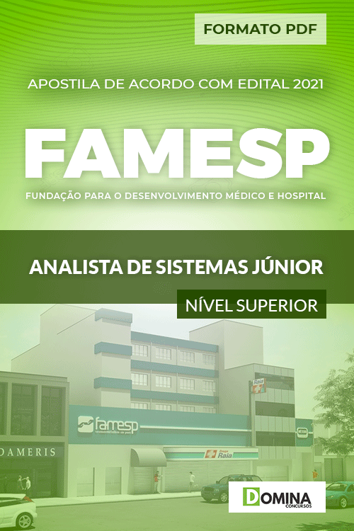 Apostila Seletivo FAMESP 2021 Analista de Sistemas Júnior