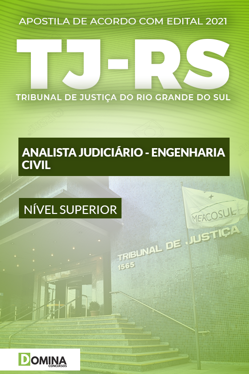 Apostila Concurso TJ RS 2021 Analista Judiciário Engenharia Civil